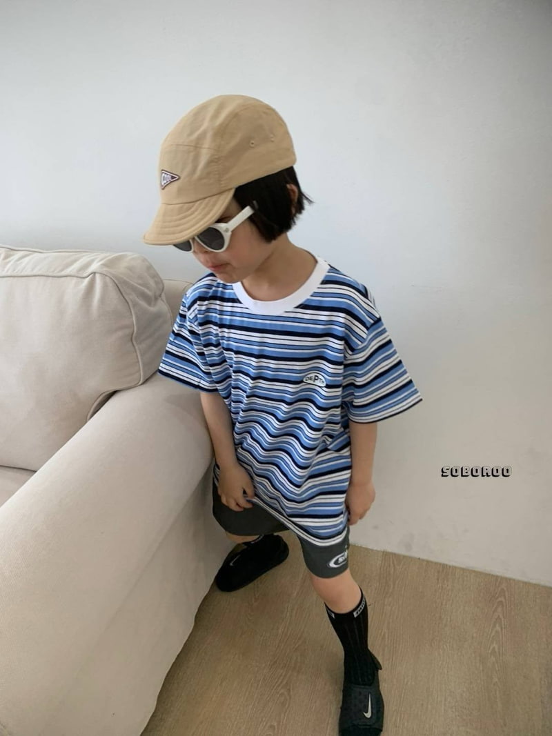 Soboroo - Korean Children Fashion - #discoveringself - Summer Depth Striped Tee - 10