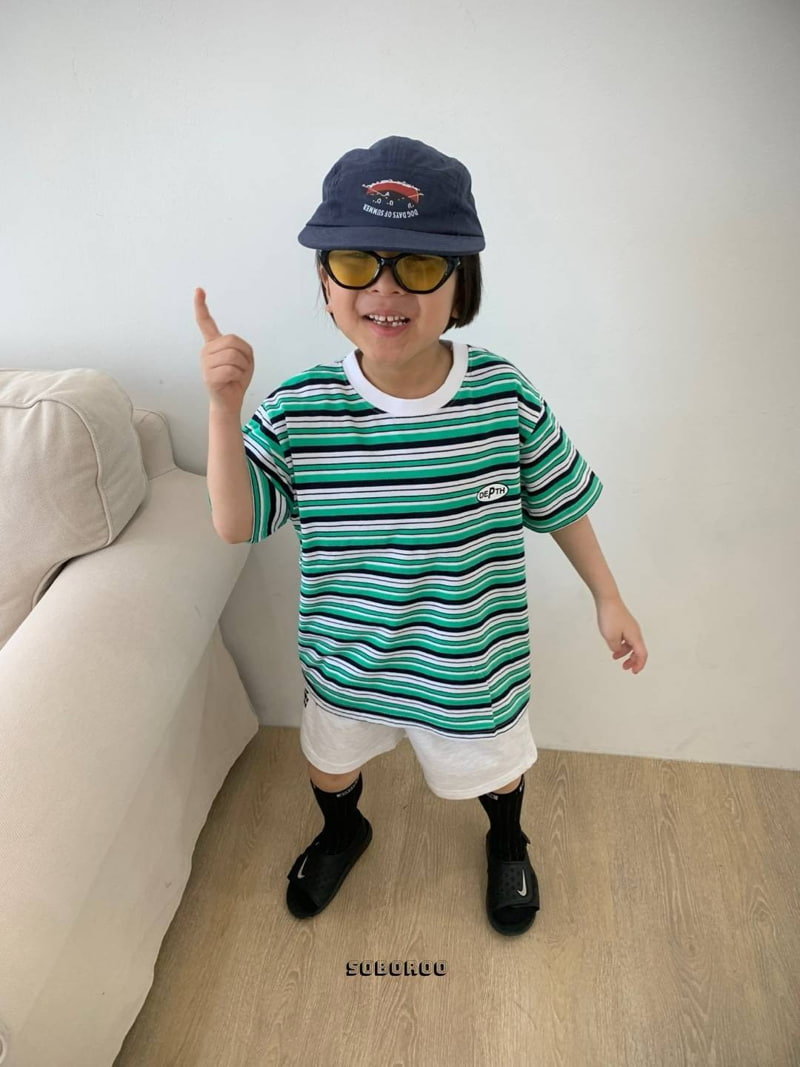 Soboroo - Korean Children Fashion - #fashionkids - Summer Depth Striped Tee - 11