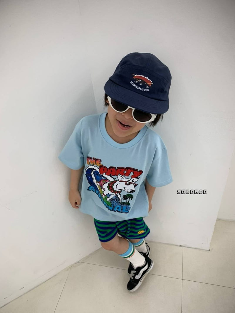 Soboroo - Korean Children Fashion - #kidsshorts - Terry Embroidered Pants - 7
