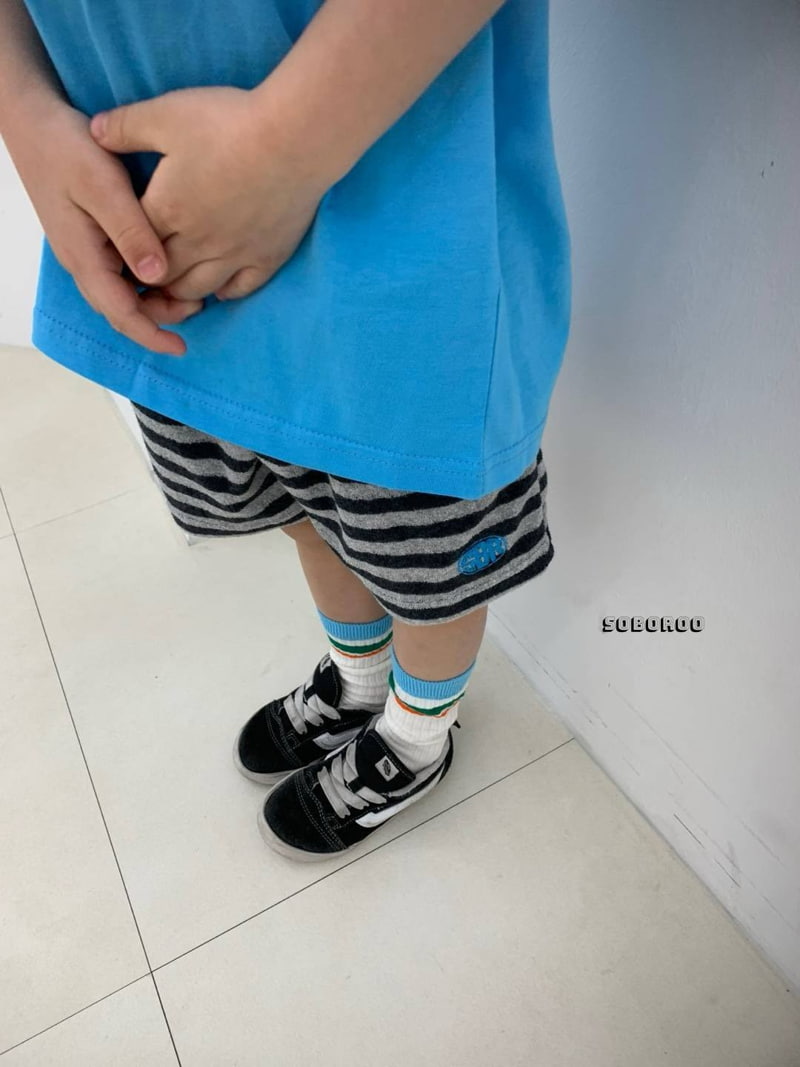 Soboroo - Korean Children Fashion - #kidzfashiontrend - Terry Embroidered Pants - 9