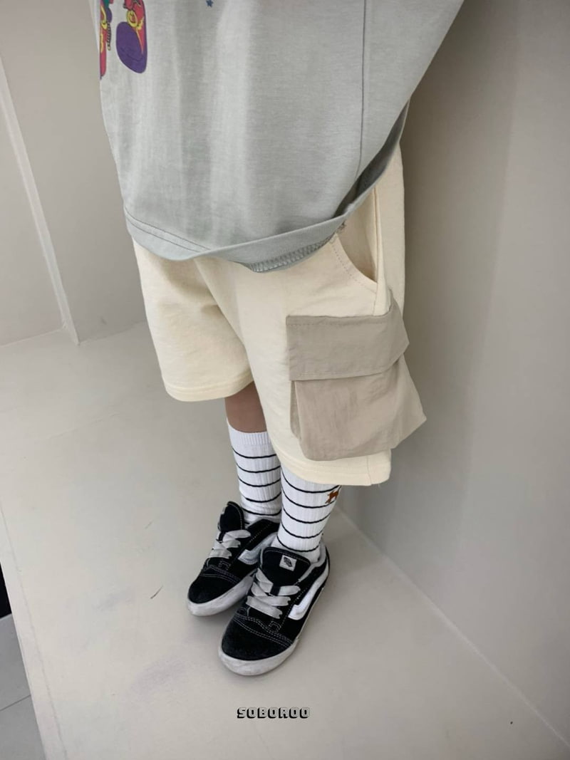 Soboroo - Korean Children Fashion - #kidzfashiontrend - Cargo Shorts - 3