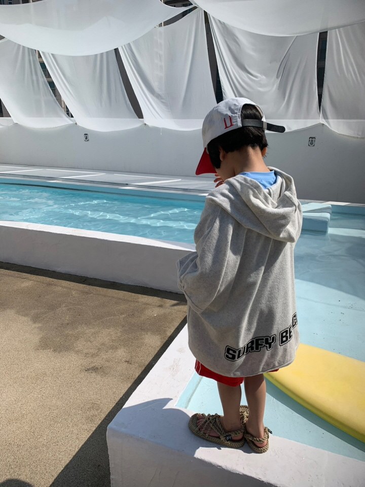 Soboroo - Korean Children Fashion - #minifashionista - Surf Hood Cape - 7
