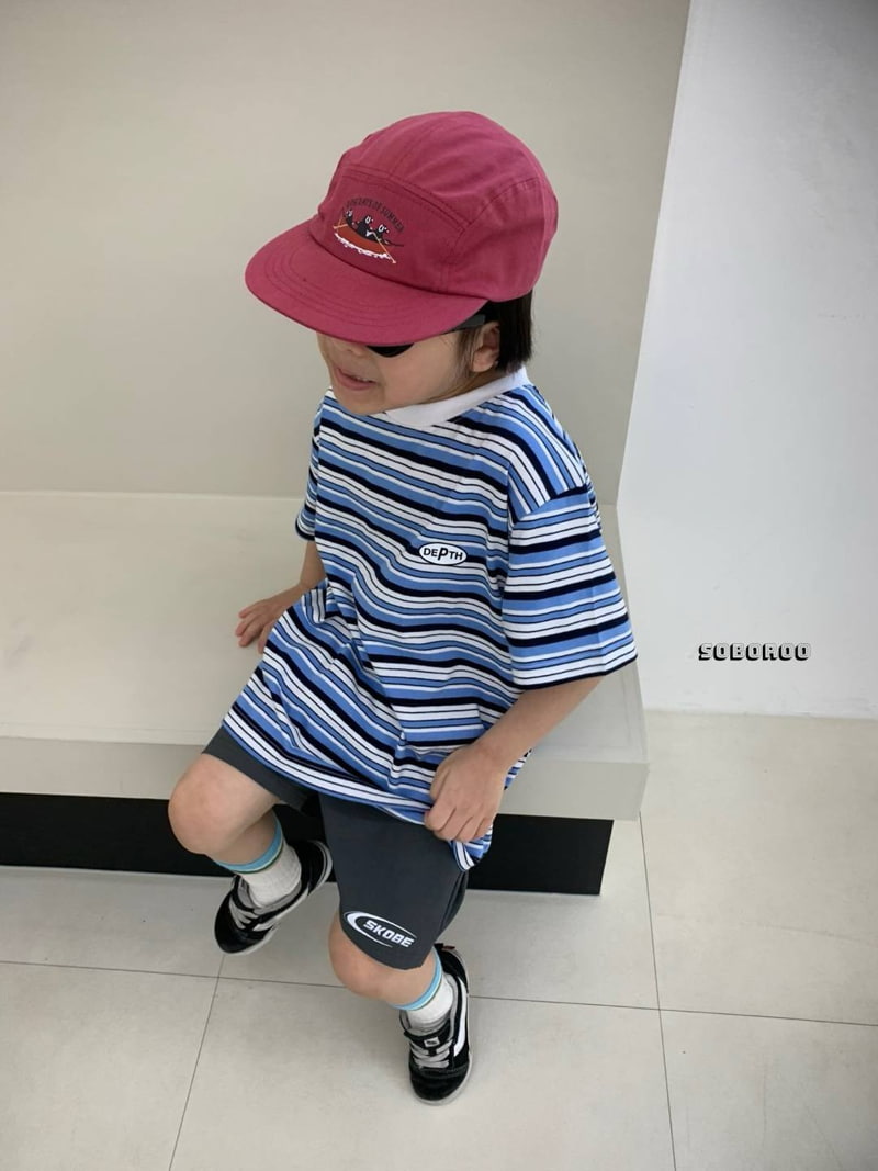 Soboroo - Korean Children Fashion - #prettylittlegirls - Summer Depth Striped Tee - 5
