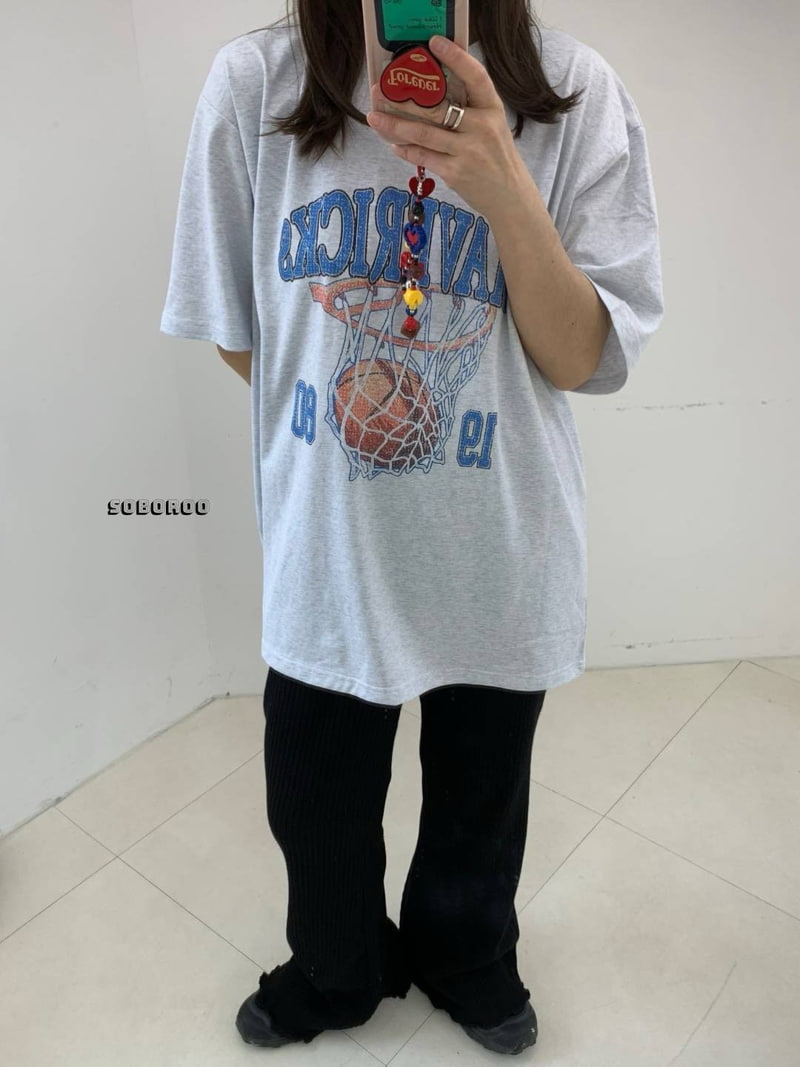 Soboroo - Korean Women Fashion - #pursuepretty - Basket Tee (Adult) - 5