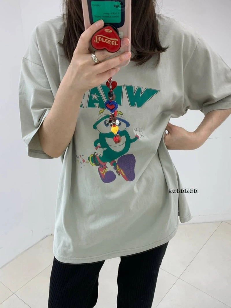 Soboroo - Korean Women Fashion - #vintagekidsstyle - What Tee (Adult) - 4