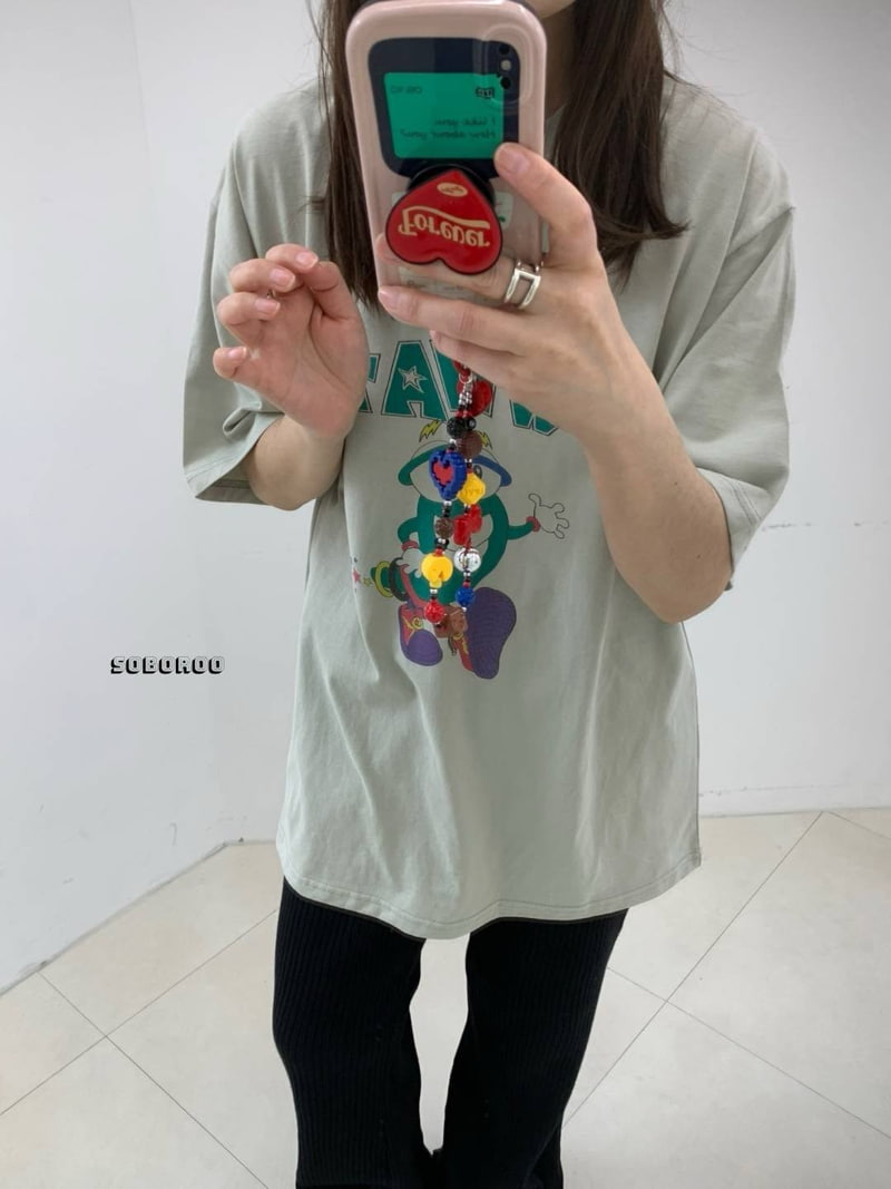 Soboroo - Korean Women Fashion - #restrostyle - What Tee (Adult) - 5