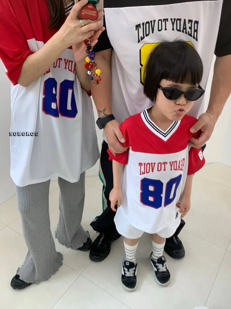 Soboroo - Korean Women Fashion - #romanticstyle - 08 Soccer Jersey Tee (Adult) - 8