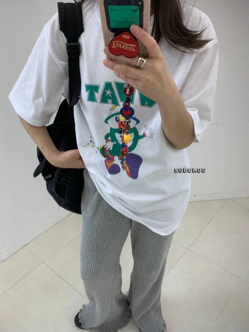 Soboroo - Korean Women Fashion - #romanticstyle - What Tee (Adult) - 6