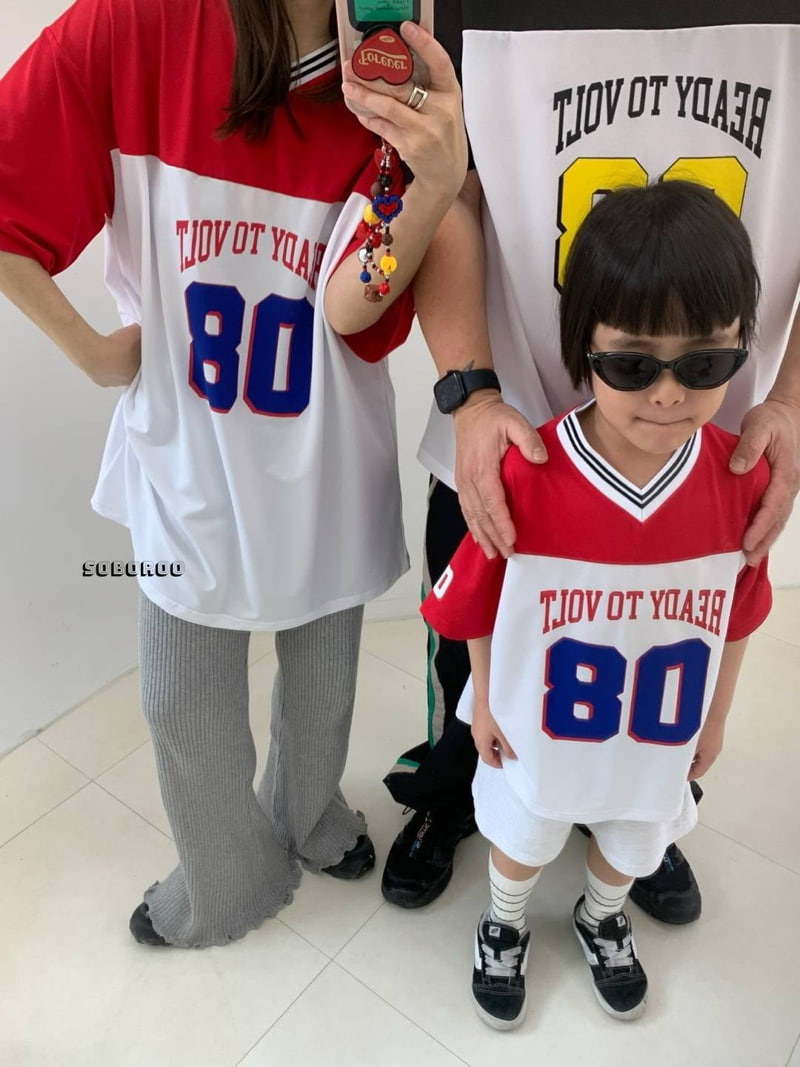 Soboroo - Korean Women Fashion - #shopsmall - 08 Soccer Jersey Tee (Adult) - 9
