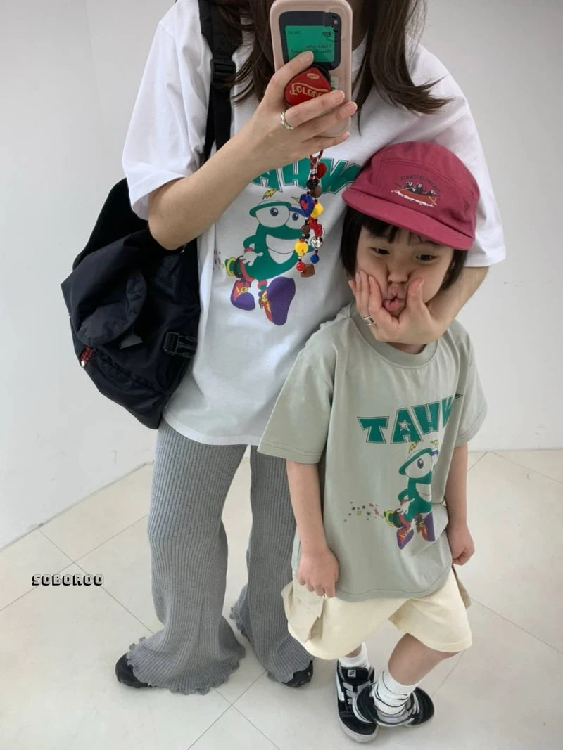 Soboroo - Korean Women Fashion - #thatsdarling - What Tee (Adult) - 8
