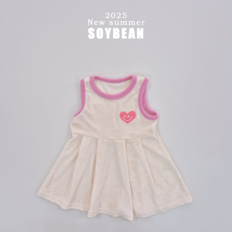 Soybean - Korean Children Fashion - #Kfashion4kids - Terry Sleeveless One-piece - 8
