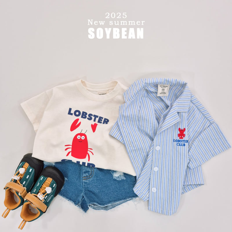 Soybean - Korean Children Fashion - #Kfashion4kids - Lobster Open Shirt - 3