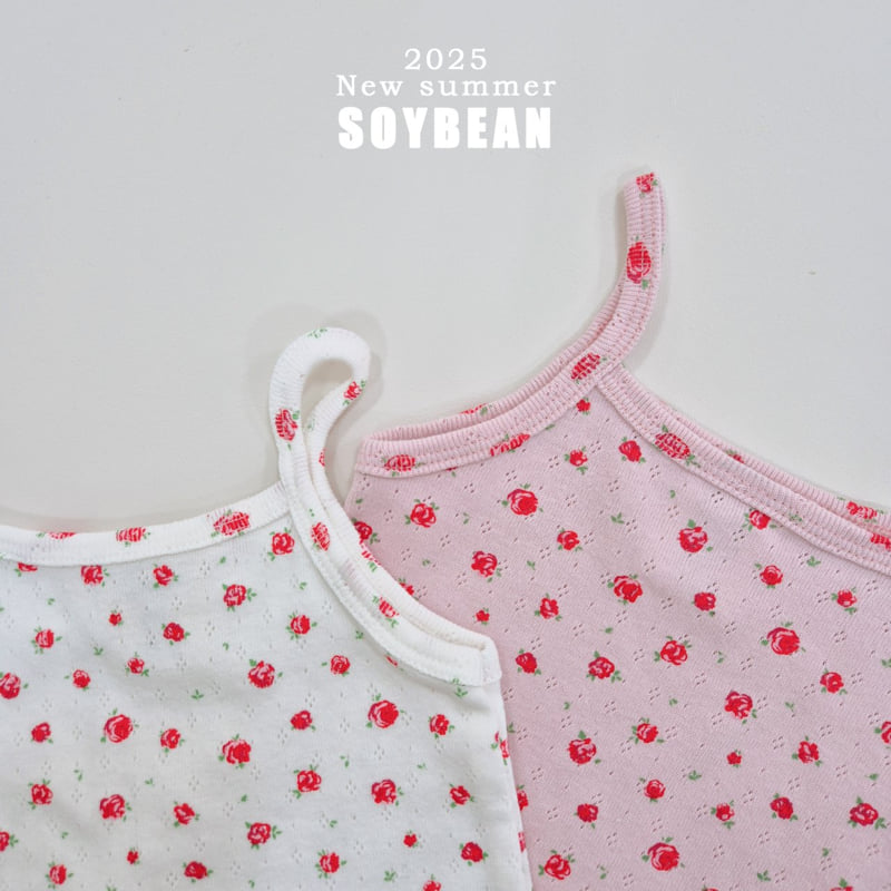 Soybean - Korean Children Fashion - #Kfashion4kids - Rose Span Strap Sleeveless - 9