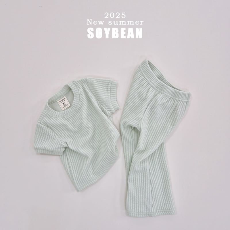 Soybean - Korean Children Fashion - #Kfashion4kids - Summer Bootcut Top Bottom Set - 10