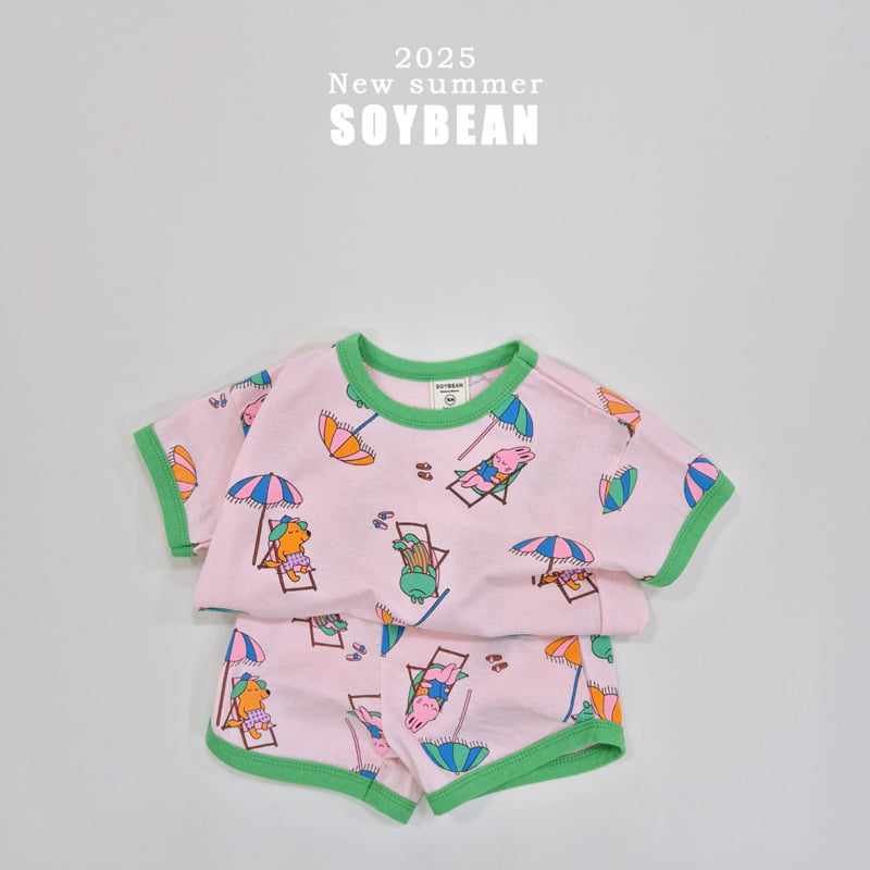 Soybean - Korean Children Fashion - #childofig - Vacation Ringer Top Bottom Set - 10