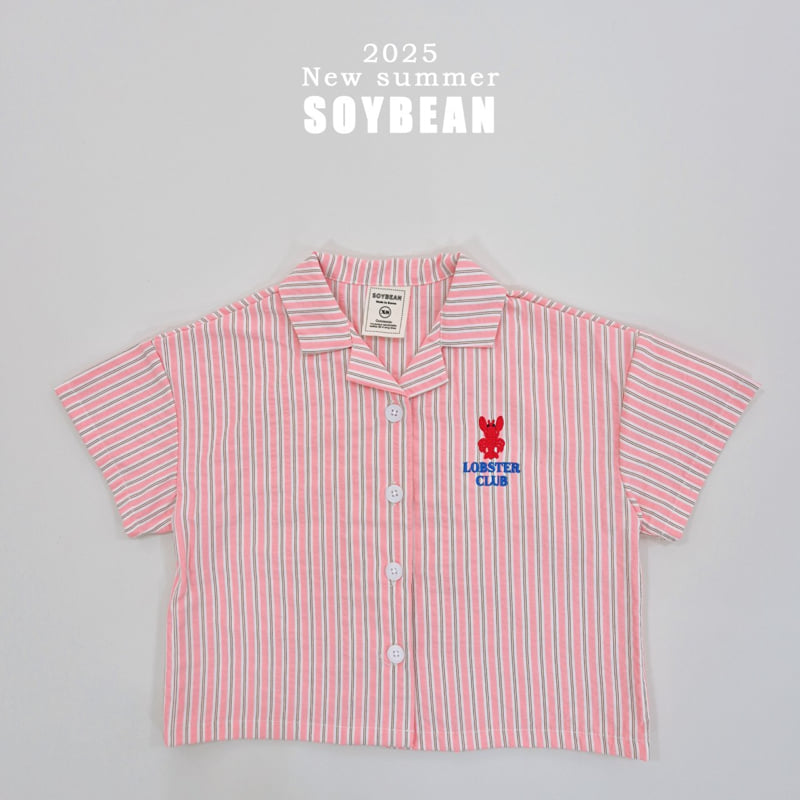 Soybean - Korean Children Fashion - #childofig - Lobster Open Shirt - 9