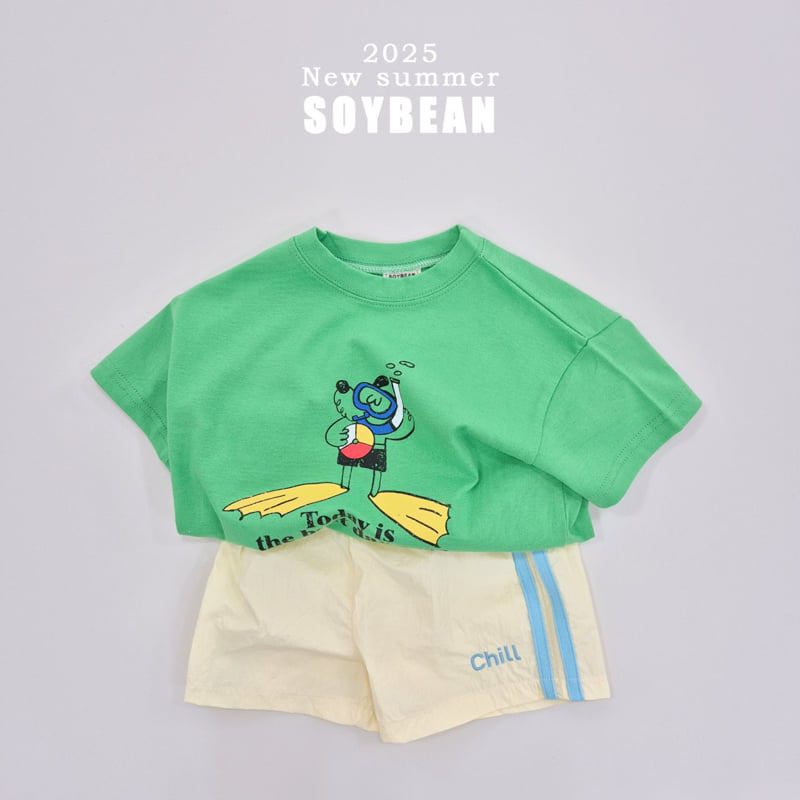 Soybean - Korean Children Fashion - #childofig - Snorkeling Short Sleeve Tee - 12