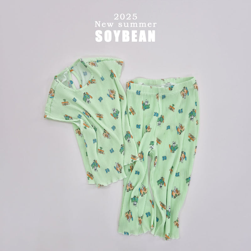 Soybean - Korean Children Fashion - #childofig - Pleated Airplane Top Bottom Set - 11