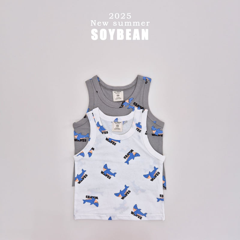 Soybean - Korean Children Fashion - #childofig - Shark Sleeveless - 9