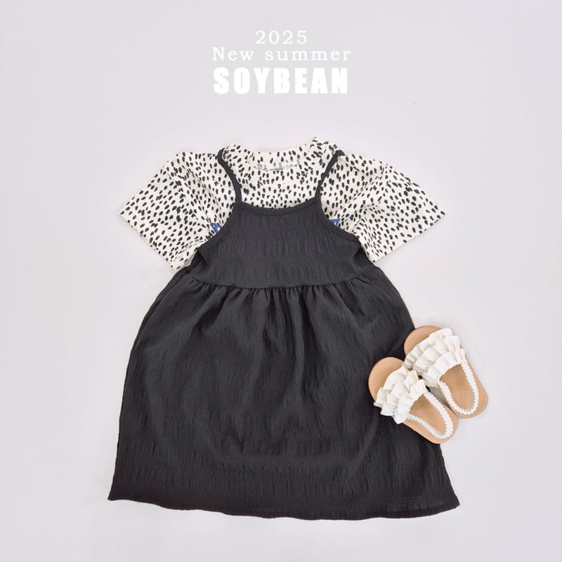 Soybean - Korean Children Fashion - #childofig - Jenny Strap One-Piece - 5