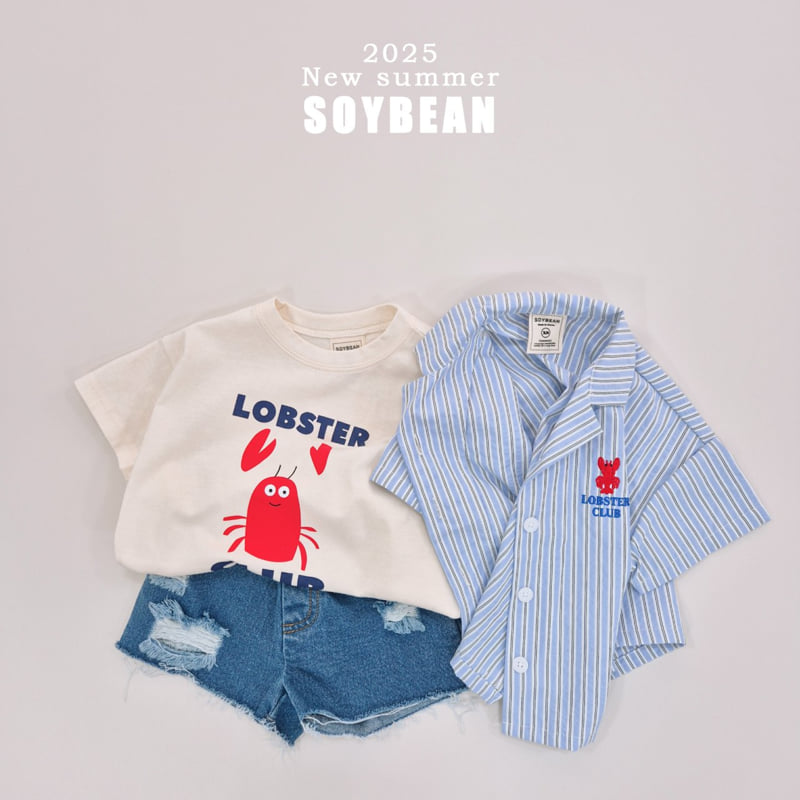 Soybean - Korean Children Fashion - #childrensboutique - Lobster Open Shirt - 10