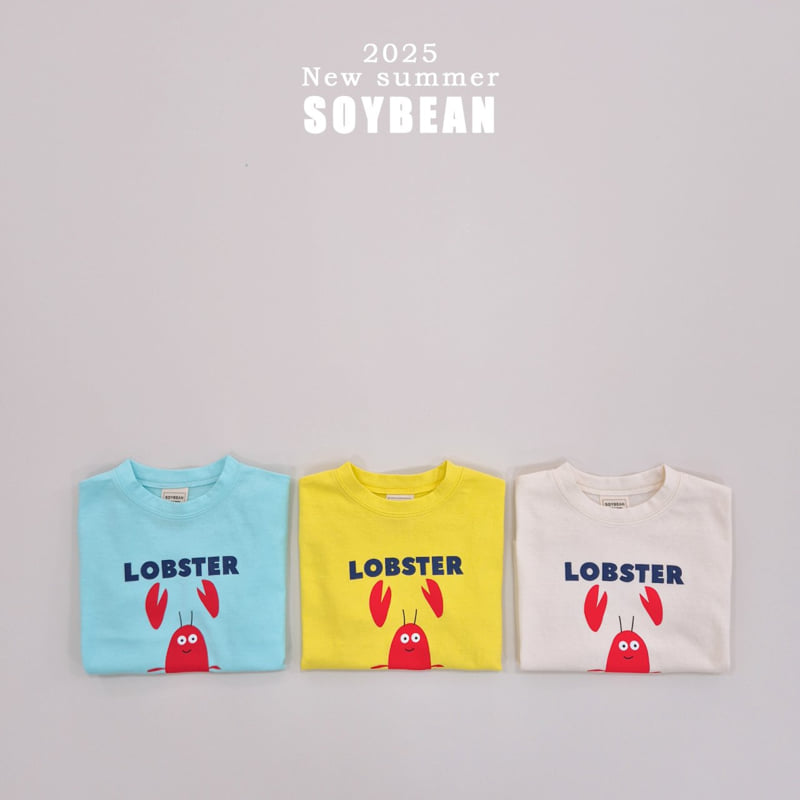 Soybean - Korean Children Fashion - #childrensboutique - Lobster Club Short Sleeve Tee - 6