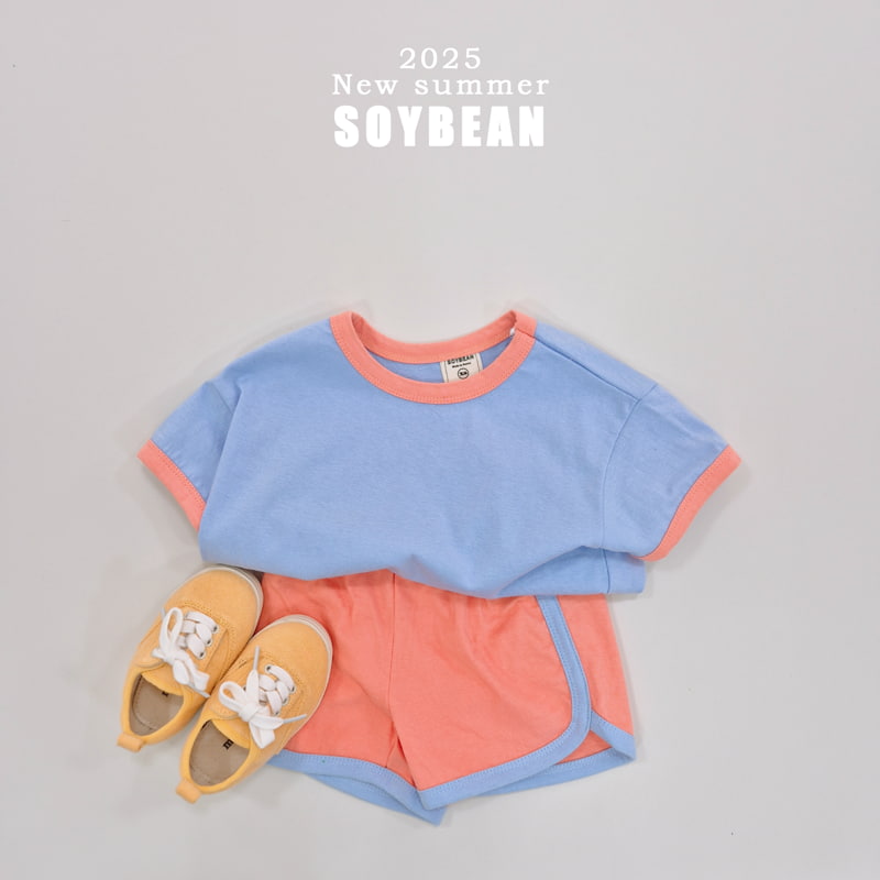 Soybean - Korean Children Fashion - #childrensboutique - Macaron Top Bottom Set - 4