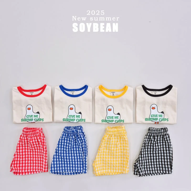 Soybean - Korean Children Fashion - #designkidswear - Seagull Friend Top Bottom Set - 7