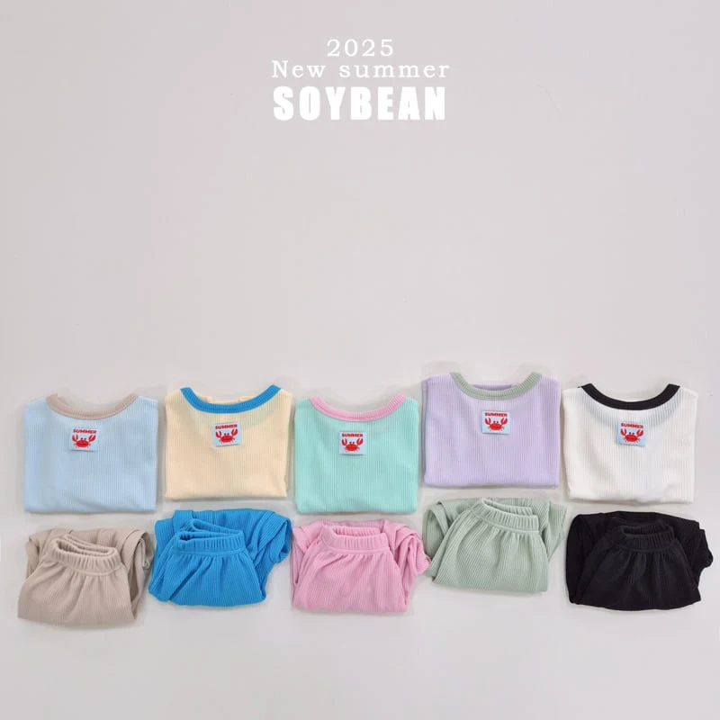 Soybean - Korean Children Fashion - #designkidswear - Ringer Jogger Top Bottom Set