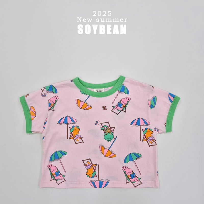 Soybean - Korean Children Fashion - #designkidswear - Vacation Ringer Top Bottom Set - 12