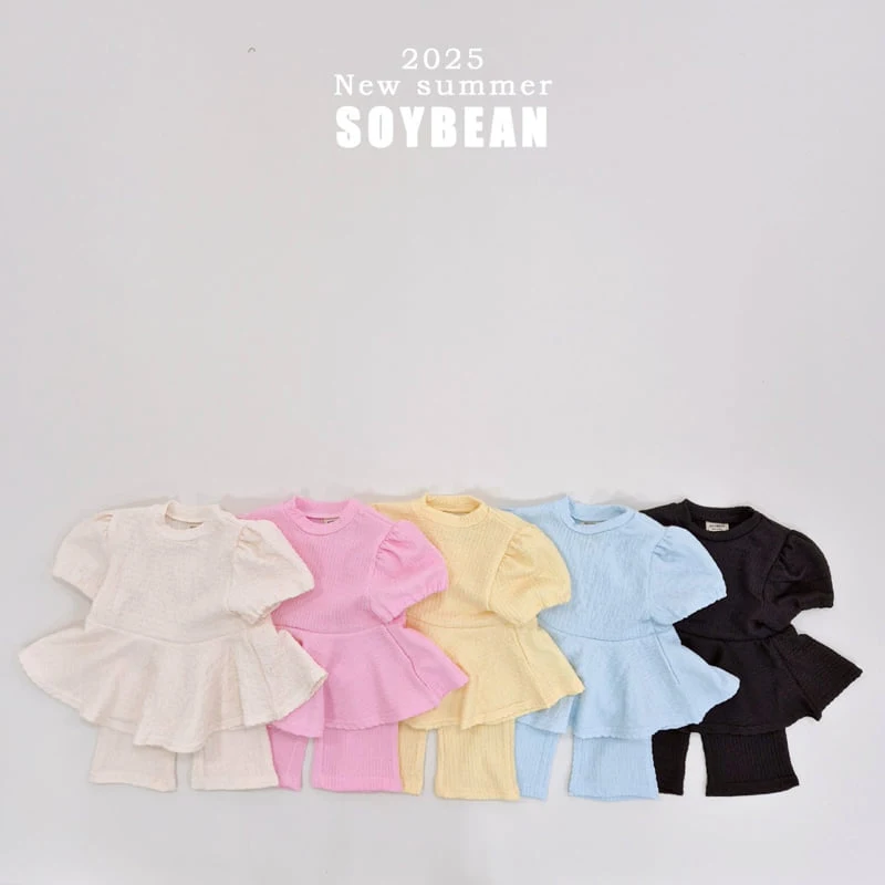 Soybean - Korean Children Fashion - #designkidswear - Little Princess Top Bottom Set