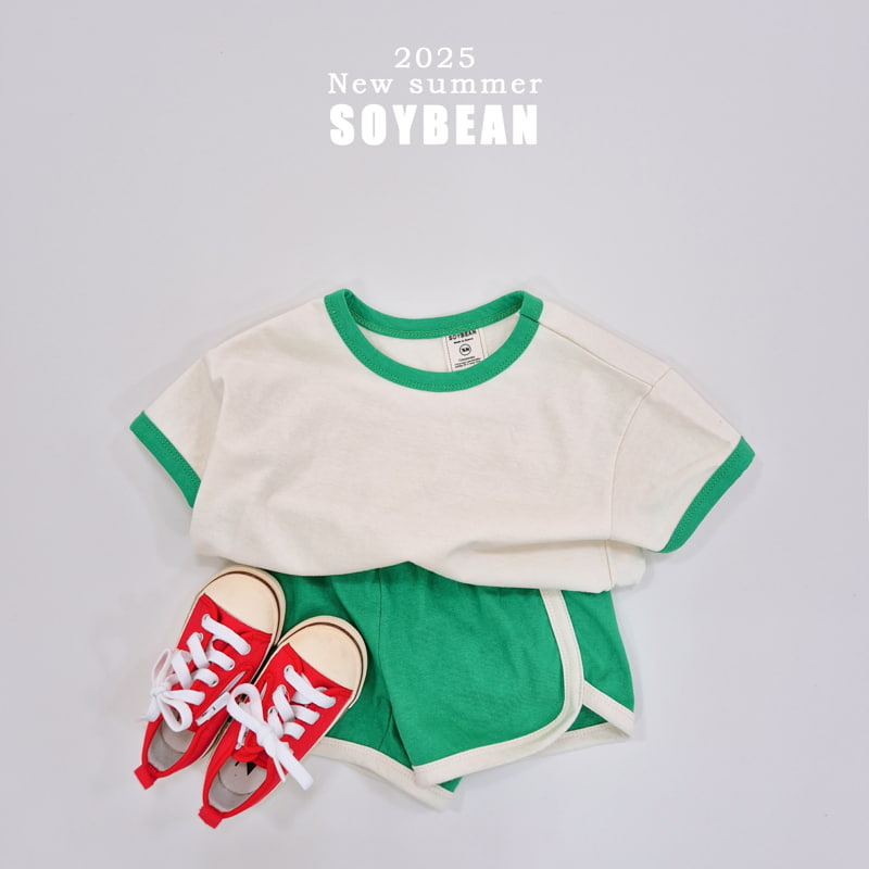 Soybean - Korean Children Fashion - #discoveringself - Macaron Top Bottom Set - 5