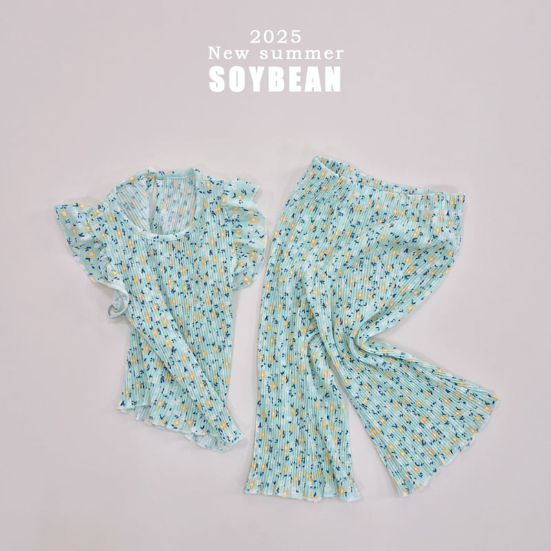 Soybean - Korean Children Fashion - #discoveringself - Pleated Frill Top Bottom Set - 12