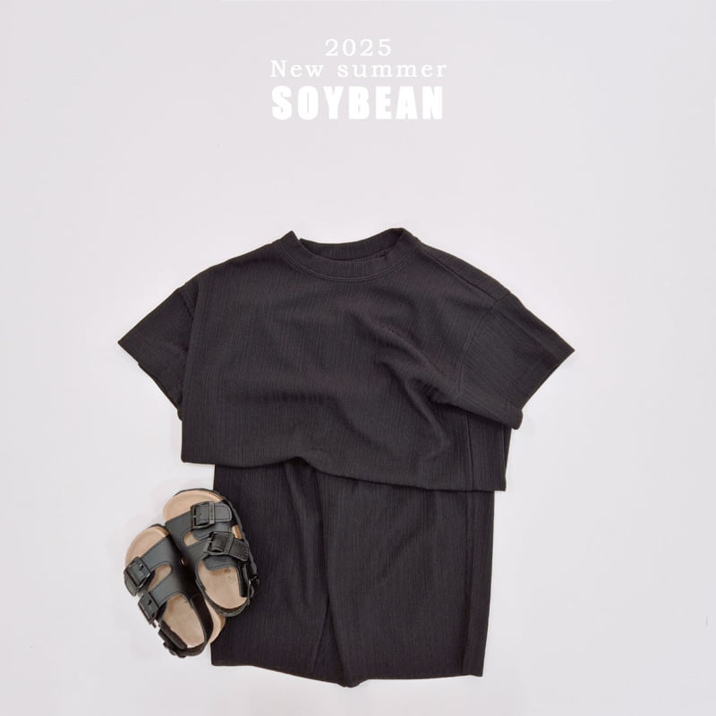 Soybean - Korean Children Fashion - #discoveringself - Ice Pleated Top Bottom Set - 8