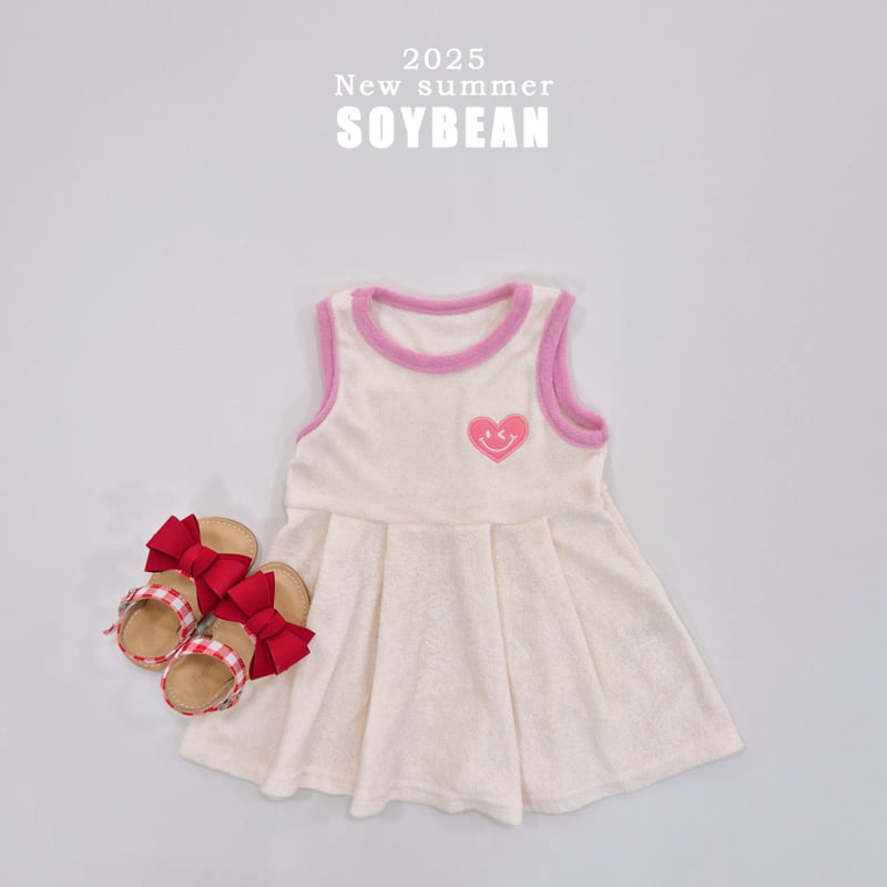 Soybean - Korean Children Fashion - #discoveringself - Terry Sleeveless One-piece - 3