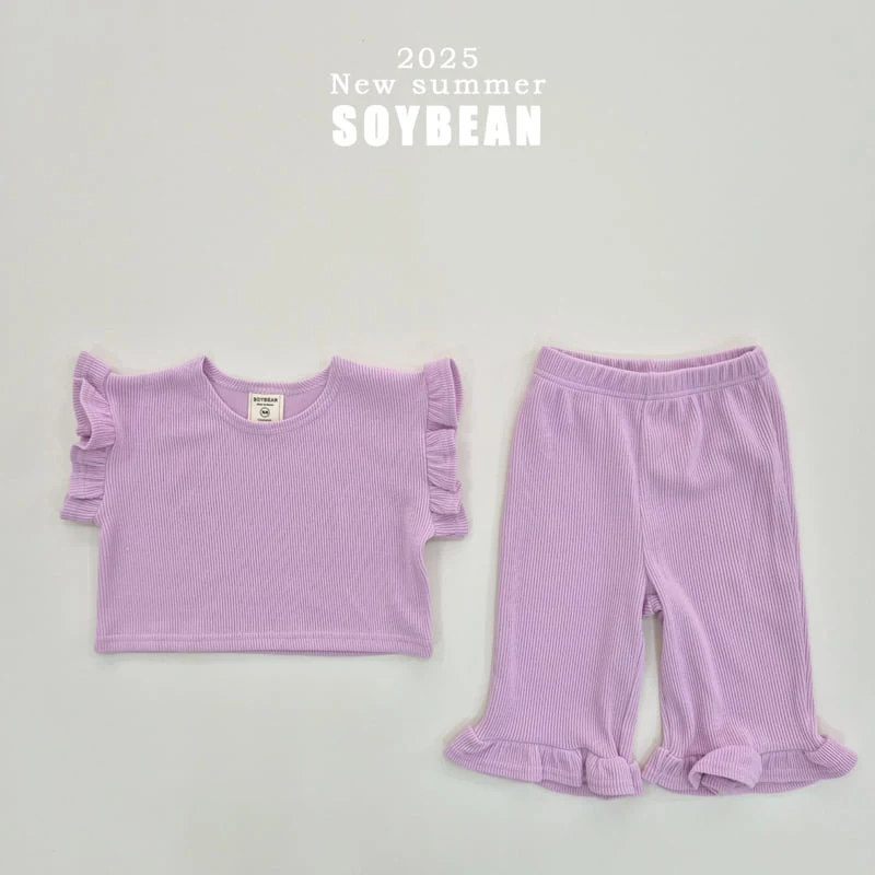 Soybean - Korean Children Fashion - #discoveringself - Frill Frill Top Bottom Set - 9