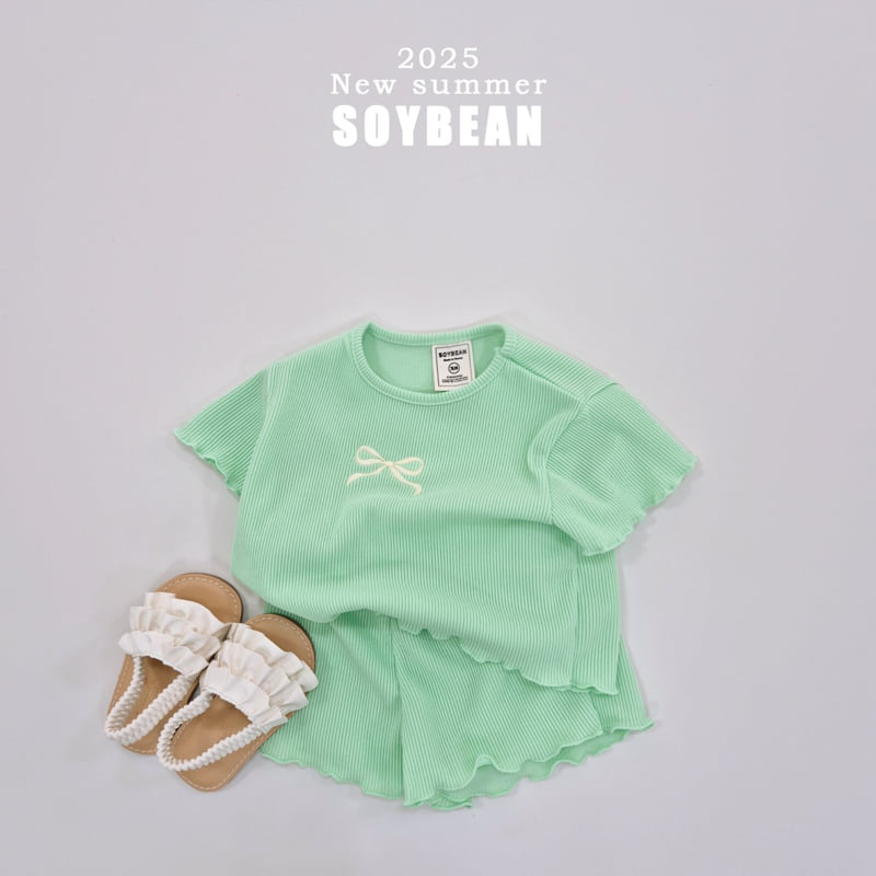 Soybean - Korean Children Fashion - #discoveringself - Ribbon Embroidery Wave Set - 3