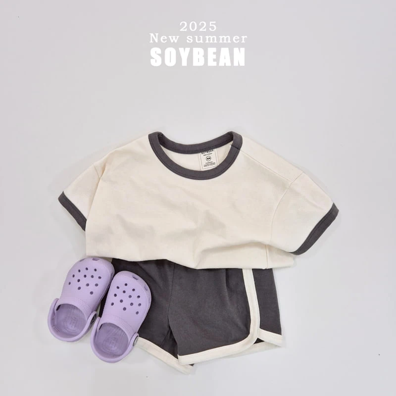 Soybean - Korean Children Fashion - #fashionkids - Macaron Top Bottom Set - 6