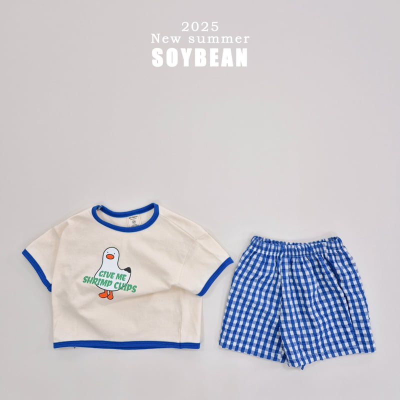 Soybean - Korean Children Fashion - #fashionkids - Seagull Friend Top Bottom Set - 9