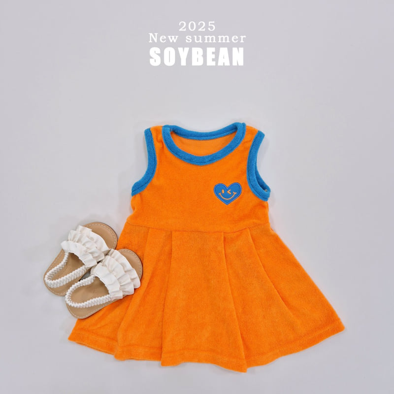 Soybean - Korean Children Fashion - #discoveringself - Terry Sleeveless One-piece - 4