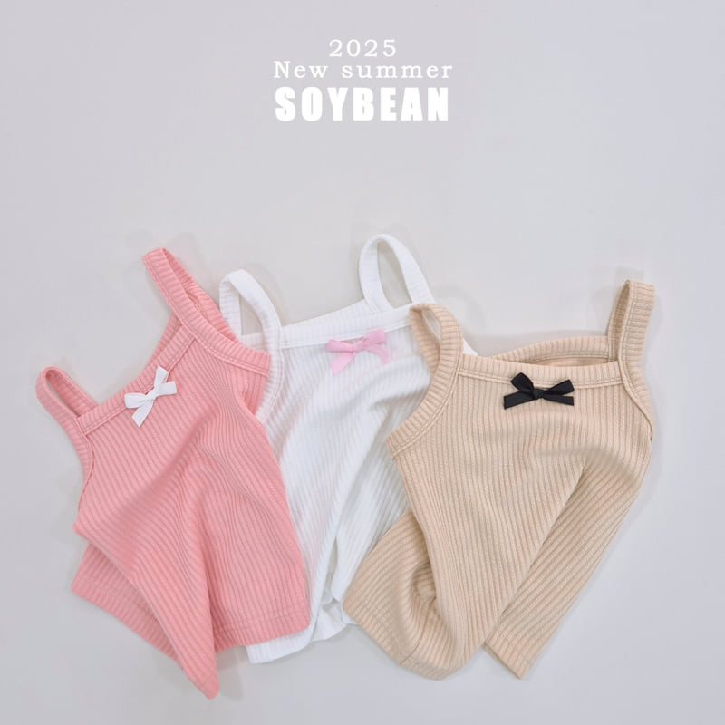 Soybean - Korean Children Fashion - #fashionkids - Ribbon Strap Sleeveless - 12