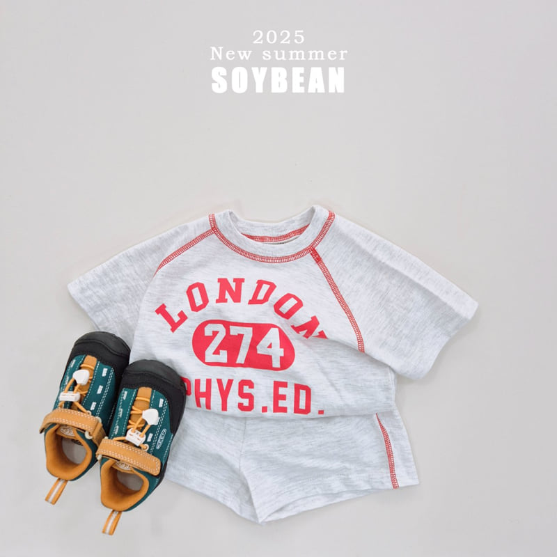 Soybean - Korean Children Fashion - #fashionkids - Summer Vintage Line Top Bottom Set - 6
