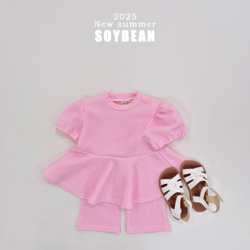 Soybean - Korean Children Fashion - #fashionkids - Little Princess Top Bottom Set - 3