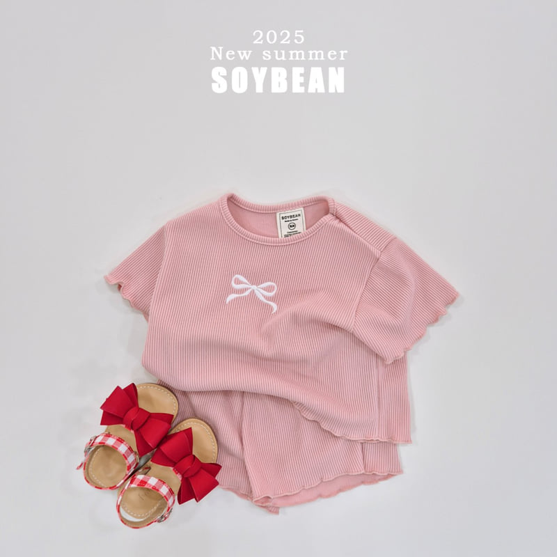 Soybean - Korean Children Fashion - #discoveringself - Ribbon Embroidery Wave Set - 4