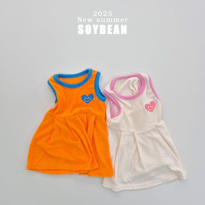Soybean - Korean Children Fashion - #kidsshorts - Terry Sleeveless One-piece - 5