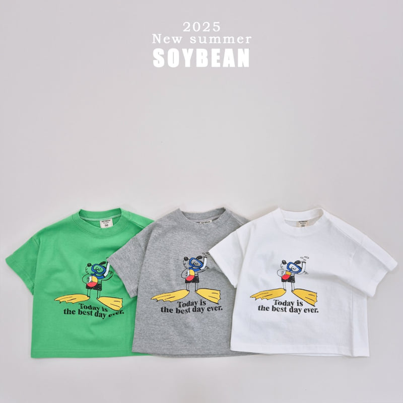 Soybean - Korean Children Fashion - #kidsshorts - Snorkeling Short Sleeve Tee