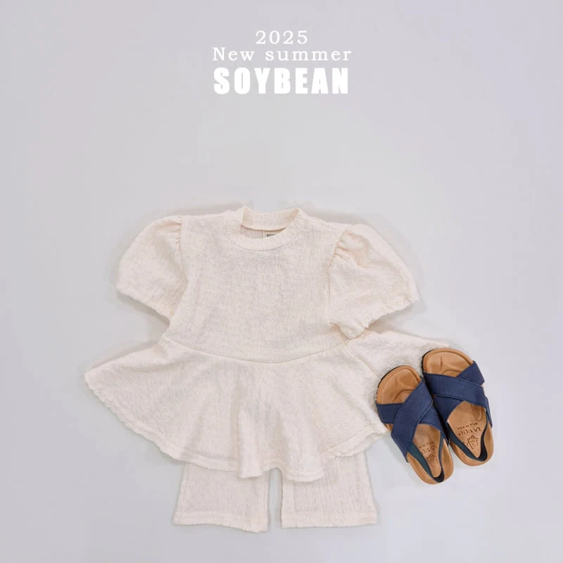 Soybean - Korean Children Fashion - #fashionkids - Little Princess Top Bottom Set - 4