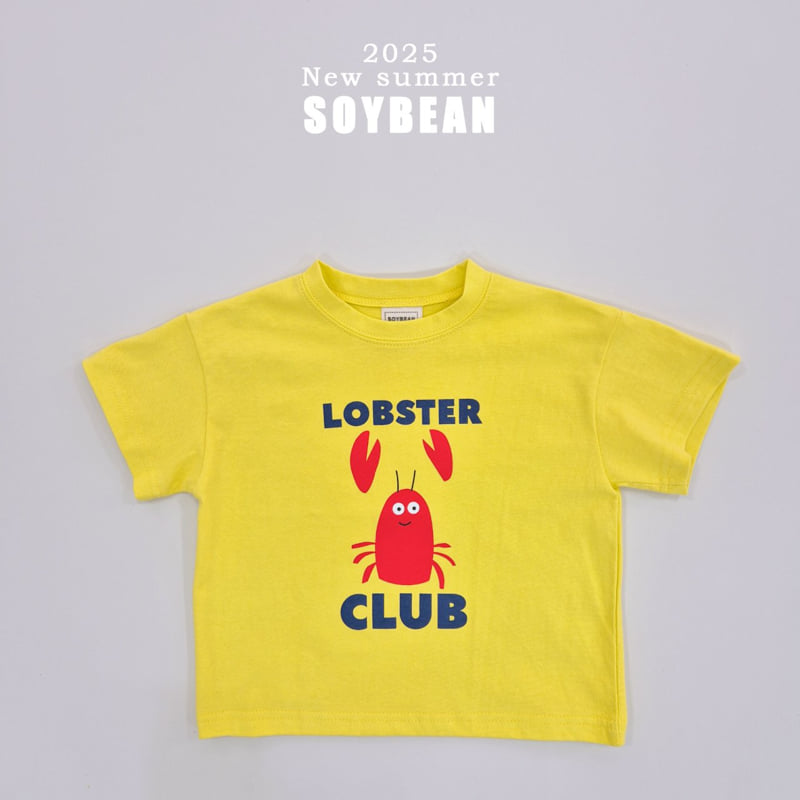 Soybean - Korean Children Fashion - #kidsshorts - Lobster Club Short Sleeve Tee - 10