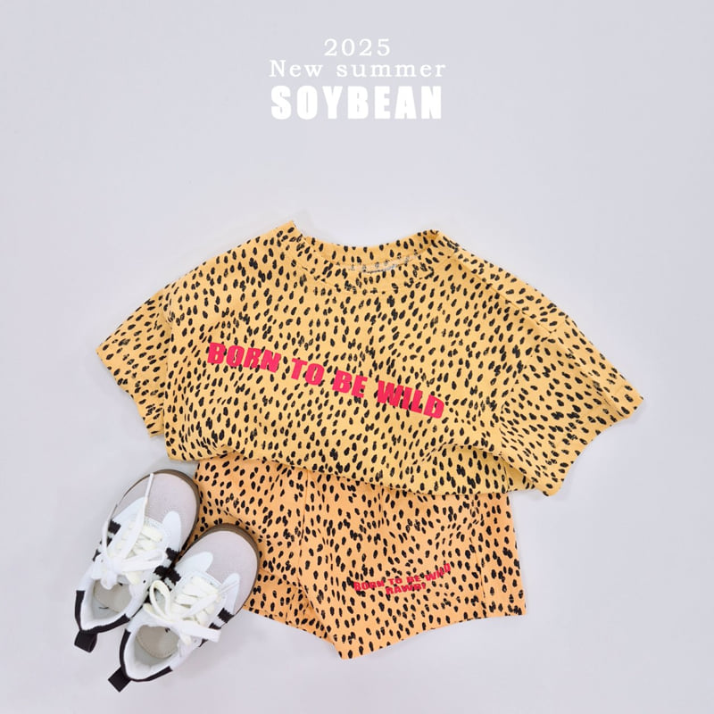 Soybean - Korean Children Fashion - #fashionkids - Leopard Shorts - 4