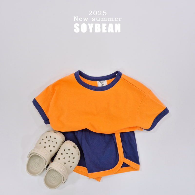 Soybean - Korean Children Fashion - #kidsstore - Macaron Top Bottom Set - 8